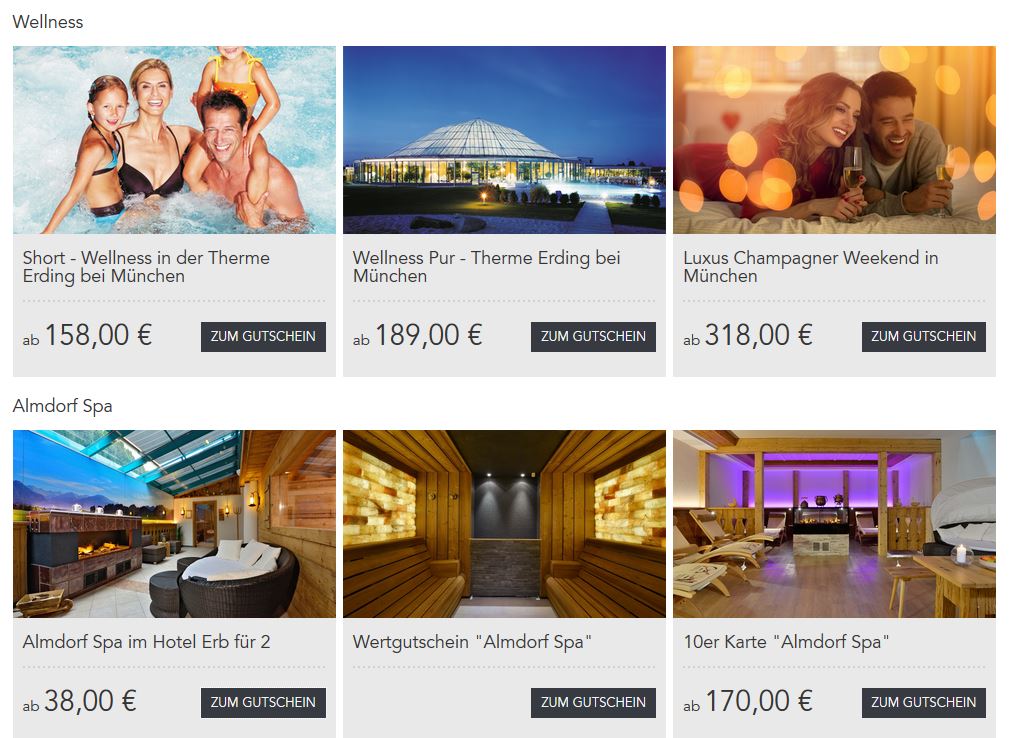 Gutscheinshop Hotelgutscheine